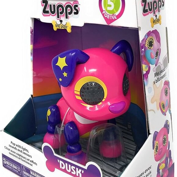Zoomer Zupps Retriever Dusk Electra Interactive Puppy w/light, sounds New Sealed - Picture 7 of 16